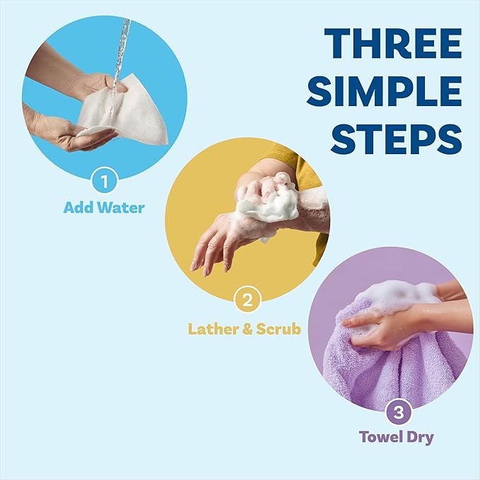Scrubzz Disposable No Rinse Bathing Wipes - Image 2