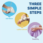 Scrubzz Disposable Rinse Free Bathing Wipes - Image 3