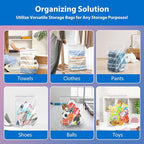 20 Gallon Jumbo Storage Bags, 24 x 32 Heavy Duty Ziplock Storage Bag Resealable - Image 5