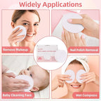 Oval Cotton Pads Ultra-Soft Cotton Ovals 100% Cotton Spunlace Purely Physical - Image 6