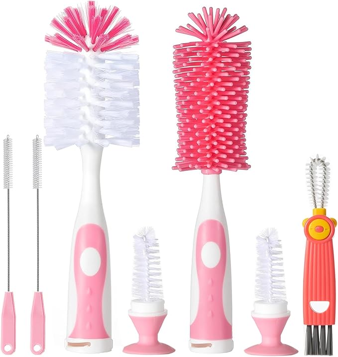 5 in 1 Bottle Cleaner Brush Set by AnivonaDirect