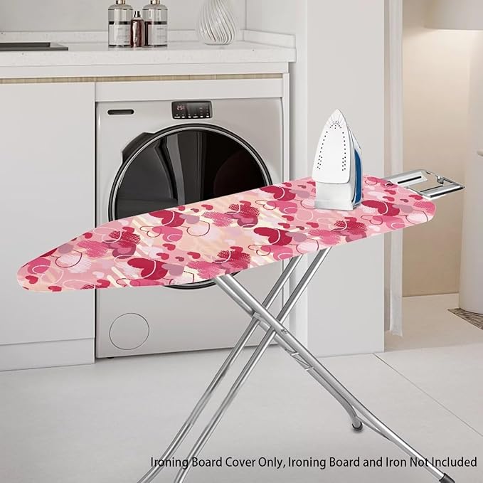 Love Heart Ironing Board Cover Standard Size Romantic Iron Board Cover - Image 2