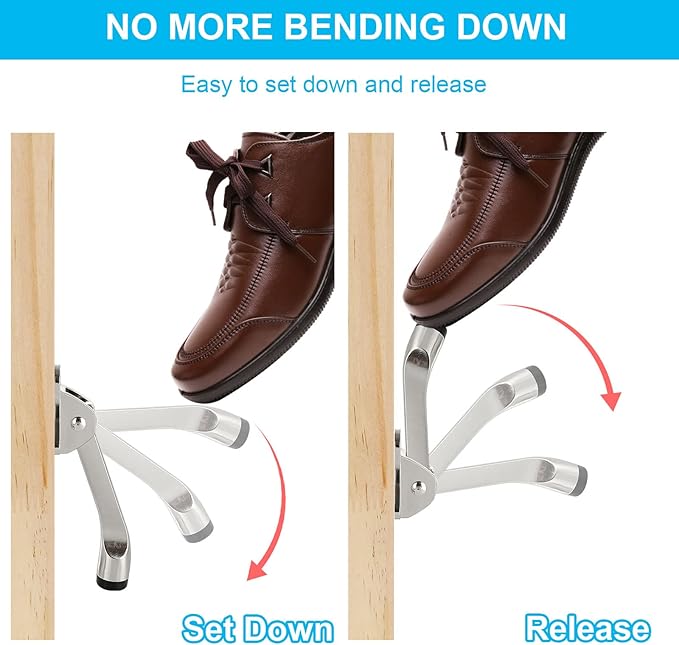 6 Pack Kickdown Door Stop, Commercial Heavy Duty Door Stop, Door Stoppers - Image 2