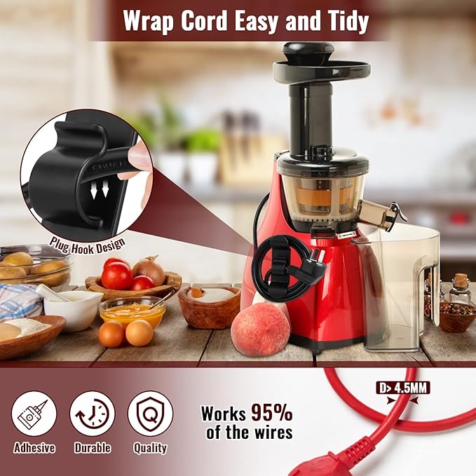Cord Organizer for Kitchen Appliances, Kitchen Gadgets Stick on Pressure Cooker - Image 2