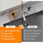 15.7 Inch Stone Faucet Mat for Kitchen Sink Splash Guard, Diatomite Sink - Image 7