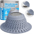 zaa Bathtub Drain Hair Catcher, Premium Silicone Collapsible One Pack Drain by zaa