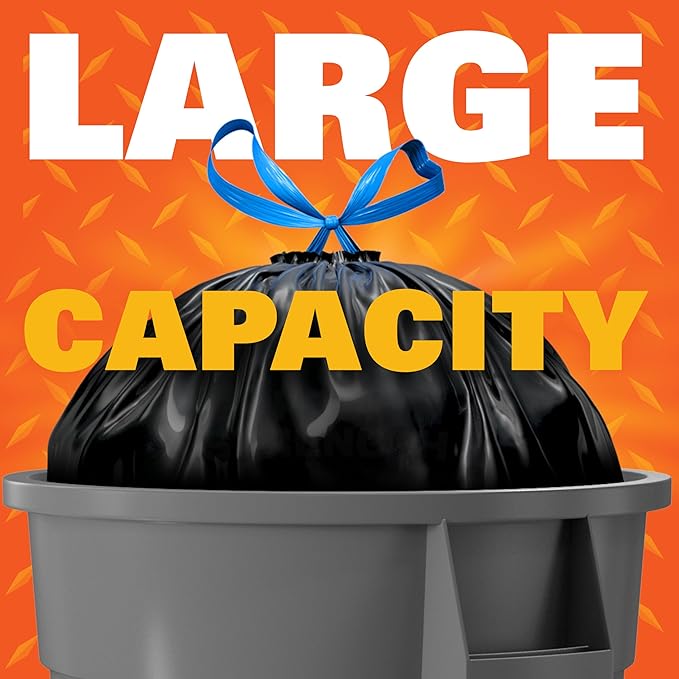 Hefty Strong Lawn & Leaf Trash Bags, 39 Gallon - Image 7