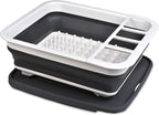 Masirs Pop-Up Collapsible Dish Drying Rack: Convenient Storage, Drains into Sink by Masirs