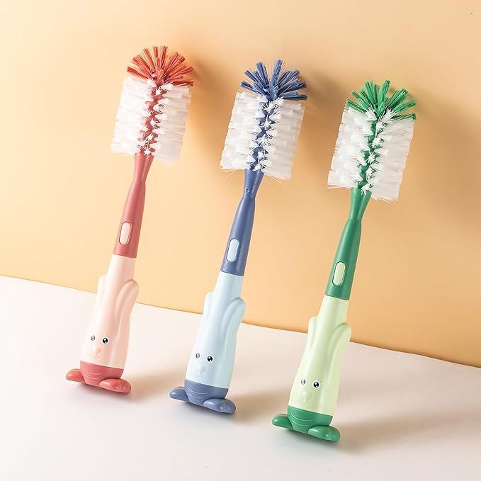 Chemimoso Cup Cleaning Brush, Silicone Baby Bottle Brush - Image 7