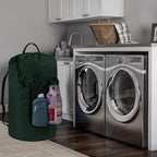 Laundry Bag with Shoulder Straps and Mesh Pocket Laundry Backpack Large - Image 6