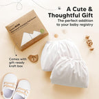 2-Pack Waterproof Changing Pad Covers Boy, Girl – 32x16 Soft Cotton Baby - Image 9
