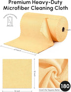 Microfiber Cleaning Cloths Roll, 75 Pack Tear Away Microfiber Towels Roll - Image 3