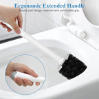 Toilet Bowl Brush and Holder, Toilet Scrubber 2 Pack - Image 4