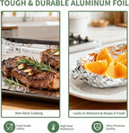 600 Count Pre-Cut Aluminum Foil Sheets, Disposable Foil Sheets - Image 4
