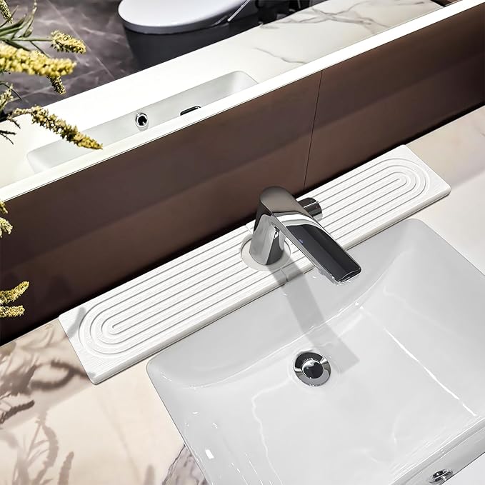 Faucet Mat For Kitchen Sink, Sink Stone Quick Dry Around Faucet, Super Absorbent by Unknown