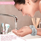 2pcs Wrist Bands for Washing Face, Microfiber Face Washing Wristbands, Arm - Image 4