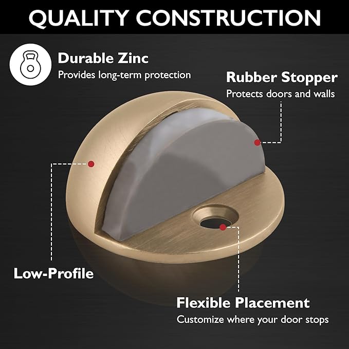 Design House Dome Door Stop Wall Protectors - Image 6