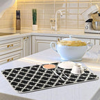 Super Absorbent Dish Drying Mat, Microfiber Fast-Drying Dish Mat, Kitchen Dish - Image 6