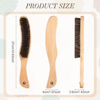 Patelai 2 Pcs Horsehair Felt Hat Brush Kit Lint Brush - Image 2