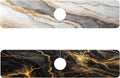 2 Pack Marble Texture Sink Splash Guard Faucet Mat Liquid Gold Marble Texture by Unknown