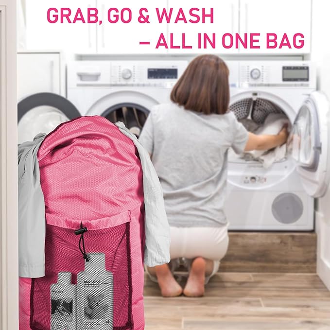 Laundry Bag Backpack Large Travel Laundry Bag - Image 6