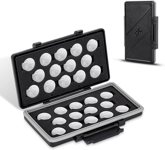JJC CR1632/CR1620/CR1616 Battery Storage Case, Moisture-proof & Anti-shock & by JJC
