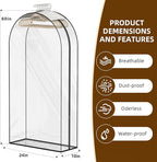 Upgraded Thickened Clear Garment Bags - Image 2