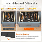 Lifewit Utensil Organizer for Kitchen Drawers, Expandable Cooking Utensil Tray - Image 4