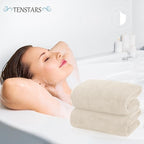 TENSTARS Silk Hemming Bath Towels - Image 5