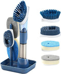 Soap Dispensing Scrub Brush by FancyHomeFancyLife