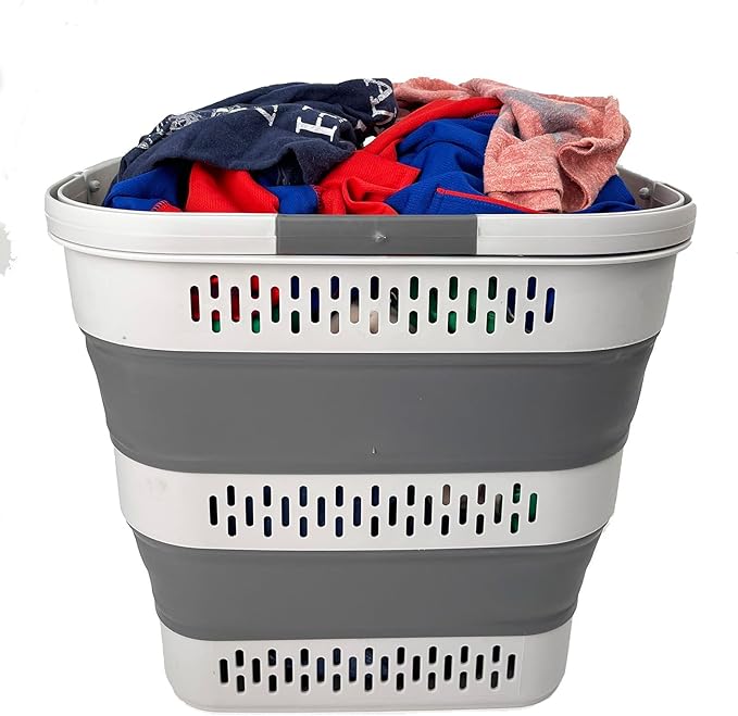 SAMMART 38L Collapsible Laundry Basket - Image 5