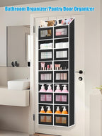 Over the Door Organizer Hanging- 10 Compartments, 80 lbs Load Behind Door - Image 7
