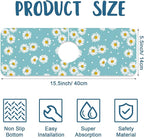 Cute Daisy Sink Faucet Absorbing Mat White Daisies Super Absorbent Fast Drying - Image 2