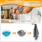 FIXSMITH Microfiber Cleaning Cloth -Pack of 24, Highly Absorbent Cleaning Rags - Image 4
