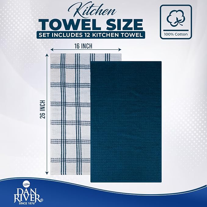DAN RIVER Premium Kitchen Towels - Image 2