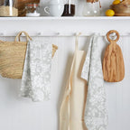 Martha Stewart Dual Purpose Kitchen Towel 2-Pack Set, Floral Vine - Image 2