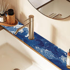 Kitchen Sink Splash Guard 2 PCS 30 Inch Sink Faucet Mat Splash Guard - Image 7