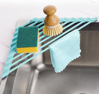 Tomorotec Compact Silicone-Coated Triangle Dish Drying Rack by Tomorotec