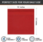Homaxy 100% Cotton Dish Cloths, 8 Pack - Image 6