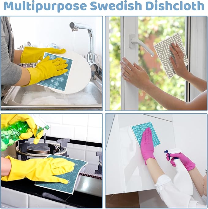 Needbrock 6 Pack Swedish Dishcloths - Image 6