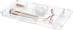 iDesign Expandable Vanity Drawer Organizer, The Clarity Collection – 11.25” to by iDesign