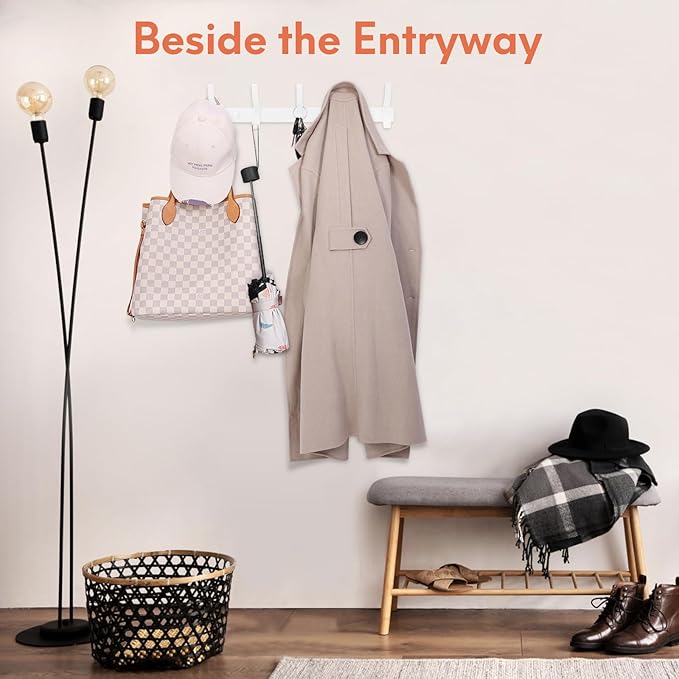 Coat Rack Wall Mount, Coat Hook Wall Mount, Wall Hooks - Image 6