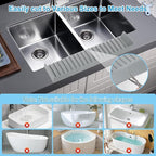 Silicone Sink Edge Protectors 4" x 24", Upgrade Kitchen Sink Splash Guards - Image 3