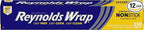Reynolds Wrap Non Stick Aluminum Foil, Nonstick Aluminum Foil Roll, Prevents by ReynoldsConsumerProducts