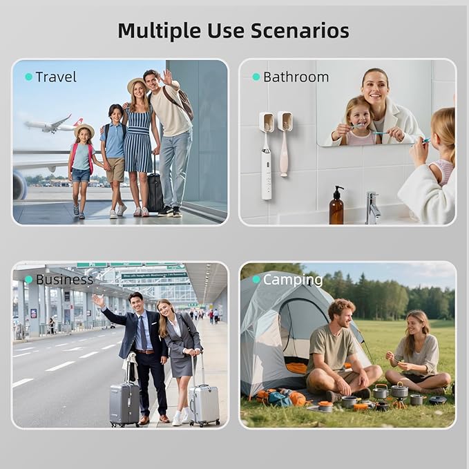 Travel Toothbrush Head Cover 4PCS, Electric Toothbrush Covers Caps, Ventilated - Image 7