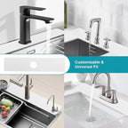Customizable Kitchen Sink Faucet Mat: 30" Lx5.5 W Absorbent Splash Guard - Image 3