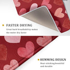 Valentines Day Dish Drying Mat 18 x 24 Inch - Image 3