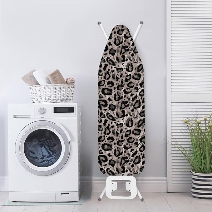 Leopard Print Ironing Board Cover, 15x54 Inch Ironing Board Protector, Standard - Image 3