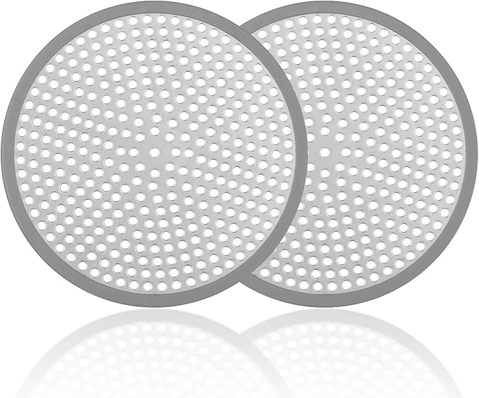 Drain Hair Catcher, Drain Strainer, Stainless Steel and Silicone by Folklyzo
