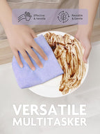 Fantasticlean Microfiber Cleaning Cloth Roll -150 Pack, Tear Away Microfiber - Image 5